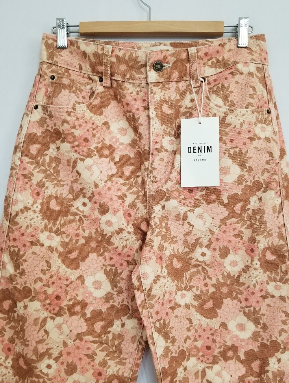 NWT Sezane Wide Leg Trouser Jeans Size 40 Medium - Picture 3 of 11